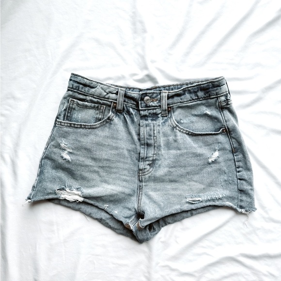 Wild Fable Super High-Rise Cutoff Denim Shorts - Size 4 - Picture 1 of 5
